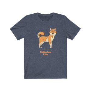 Shiba Inu Tee | Living the Life | Shirt | Gift | Unisex Tee