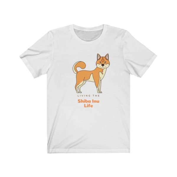 Shiba Inu Tee | Living the Life | Shirt | Gift | Unisex Tee - Image 2