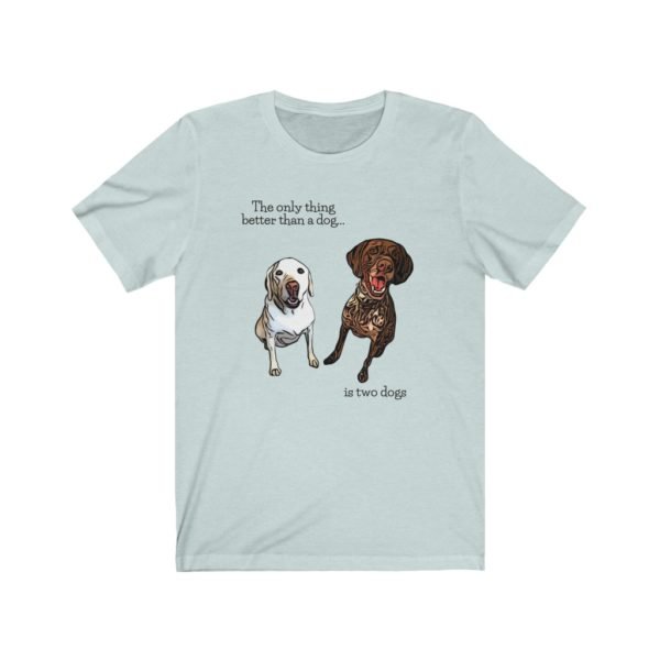 Labrador Retriever and GSP Dog Tee | Yellow Labrador Tee | German Shorthaired Pointer Tee | Unisex Tee - Image 3
