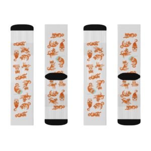 Shiba Inu Socks | Fun and Happy | Sublimation Socks