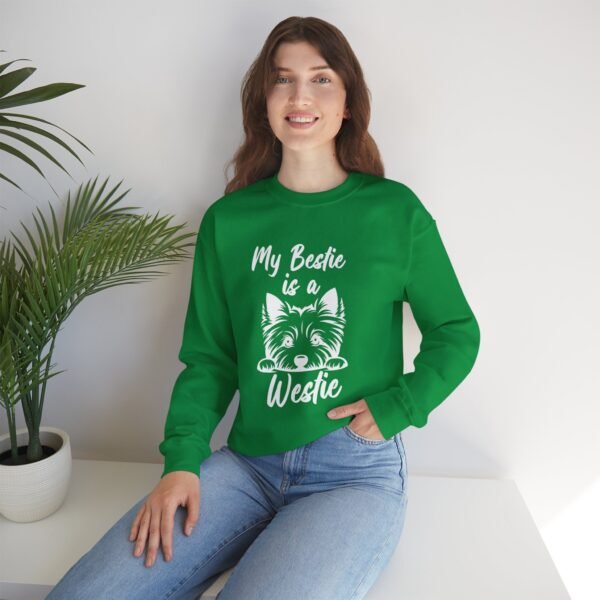 Westie is Bestie Sweatshirt - Cotton Crewneck - Image 33