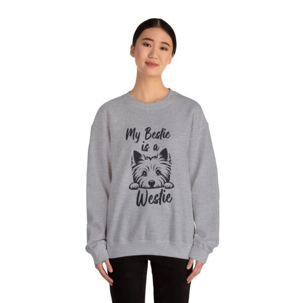 Westie is Bestie Sweatshirt - Cotton Crewneck - Image 15