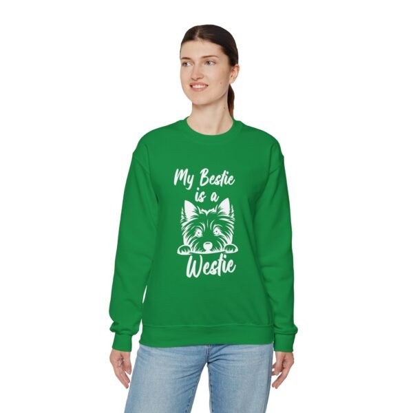 Westie is Bestie Sweatshirt - Cotton Crewneck - Image 30