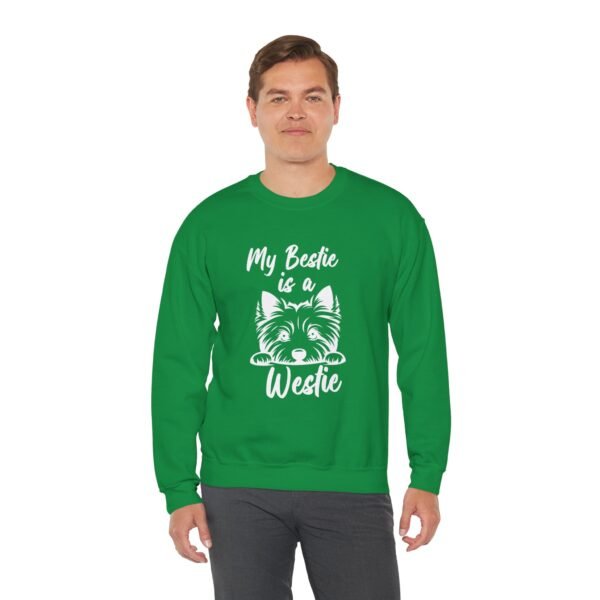 Westie is Bestie Sweatshirt - Cotton Crewneck - Image 28