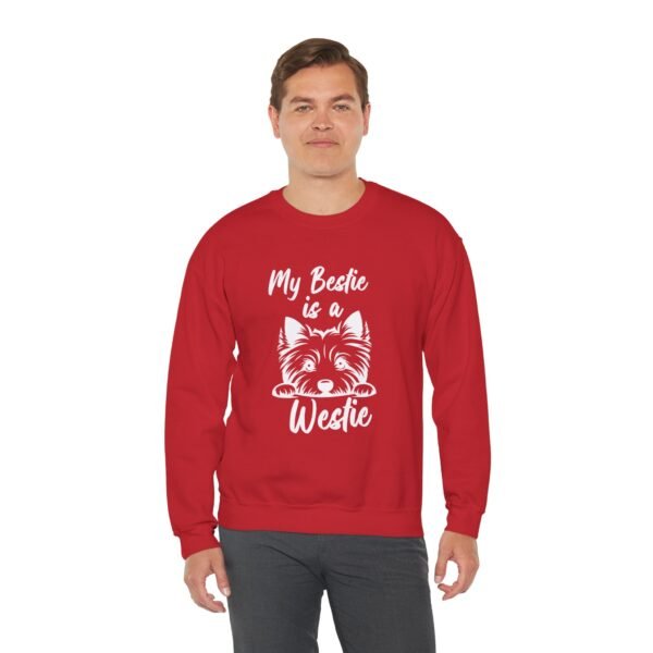 Westie is Bestie Sweatshirt - Cotton Crewneck - Image 39