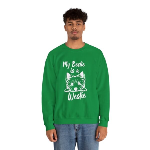Westie is Bestie Sweatshirt - Cotton Crewneck - Image 27