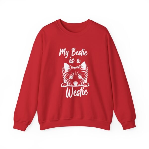 Westie is Bestie Sweatshirt - Cotton Crewneck - Image 34