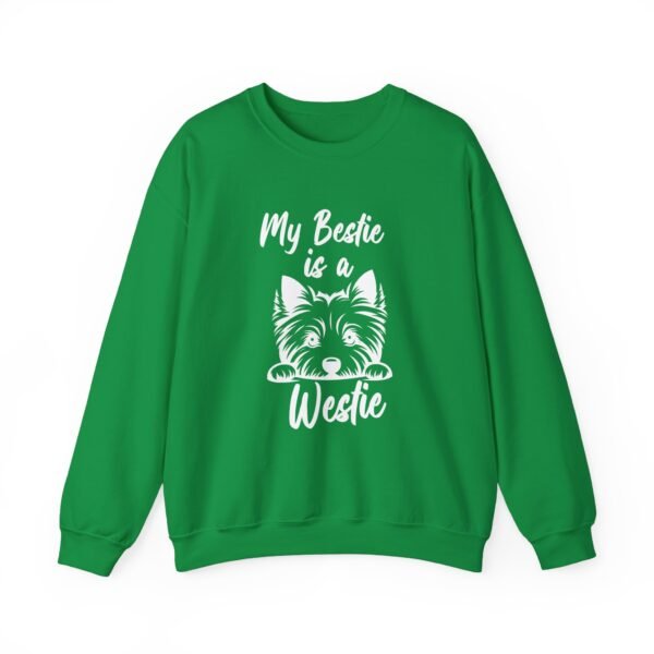 Westie is Bestie Sweatshirt - Cotton Crewneck - Image 23