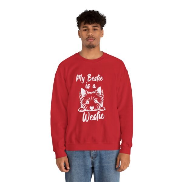 Westie is Bestie Sweatshirt - Cotton Crewneck - Image 38