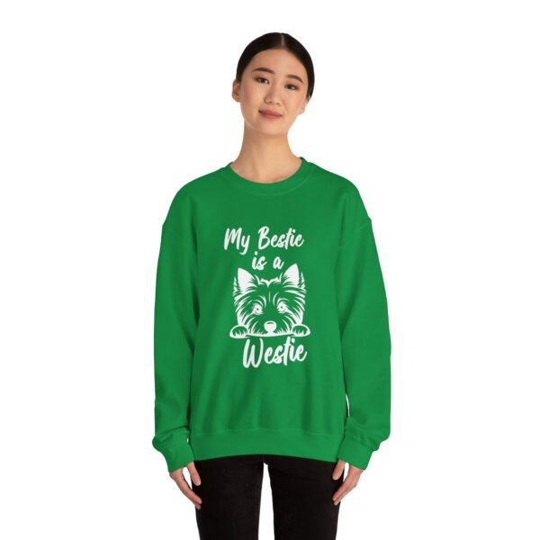 Westie is Bestie Sweatshirt - Cotton Crewneck - Image 26