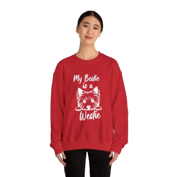 Westie is Bestie Sweatshirt - Cotton Crewneck - Image 37