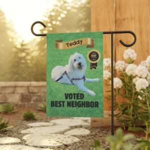 Pet Garden Flag - Voted Best Neighbor